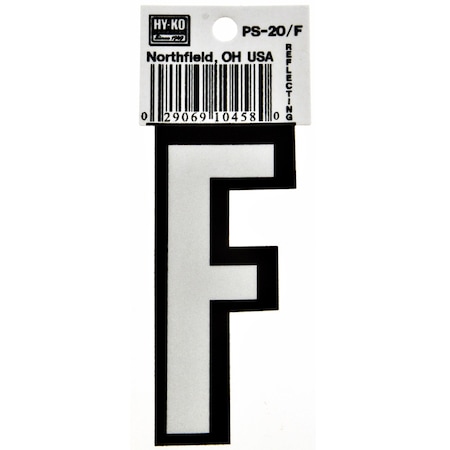 Hy-Ko 3.25In Boat Letter F, 10PK A10458